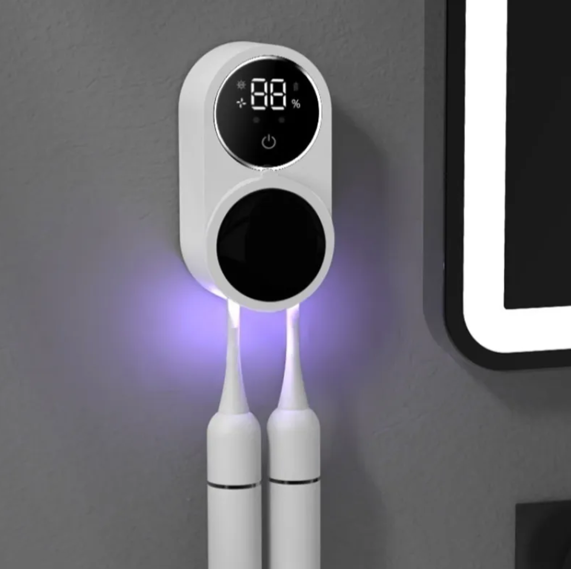 Desinfectante portátil de Cepillo de Dientes UV -> Portable UV Toothbrush Sanitizer