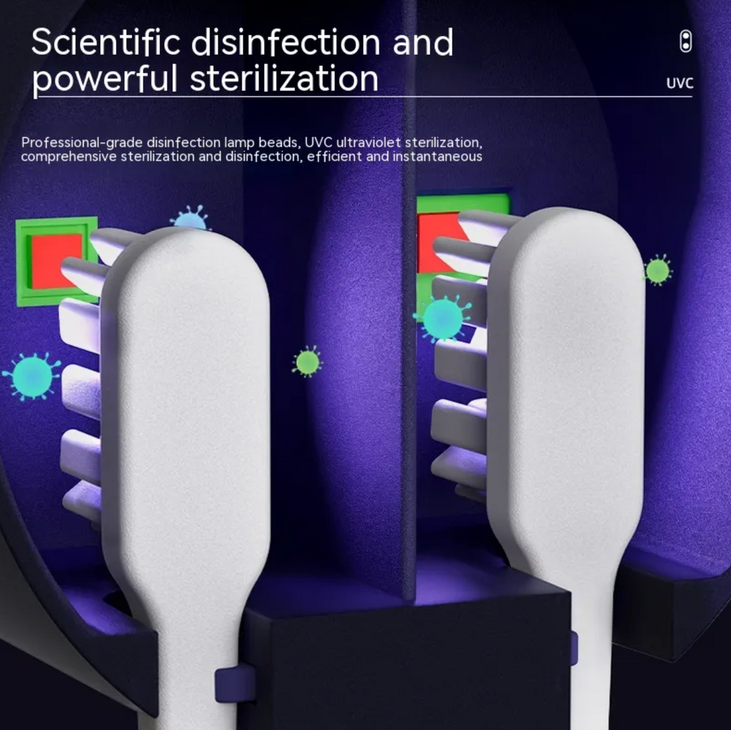 Desinfectante portátil de Cepillo de Dientes UV -> Portable UV Toothbrush Sanitizer