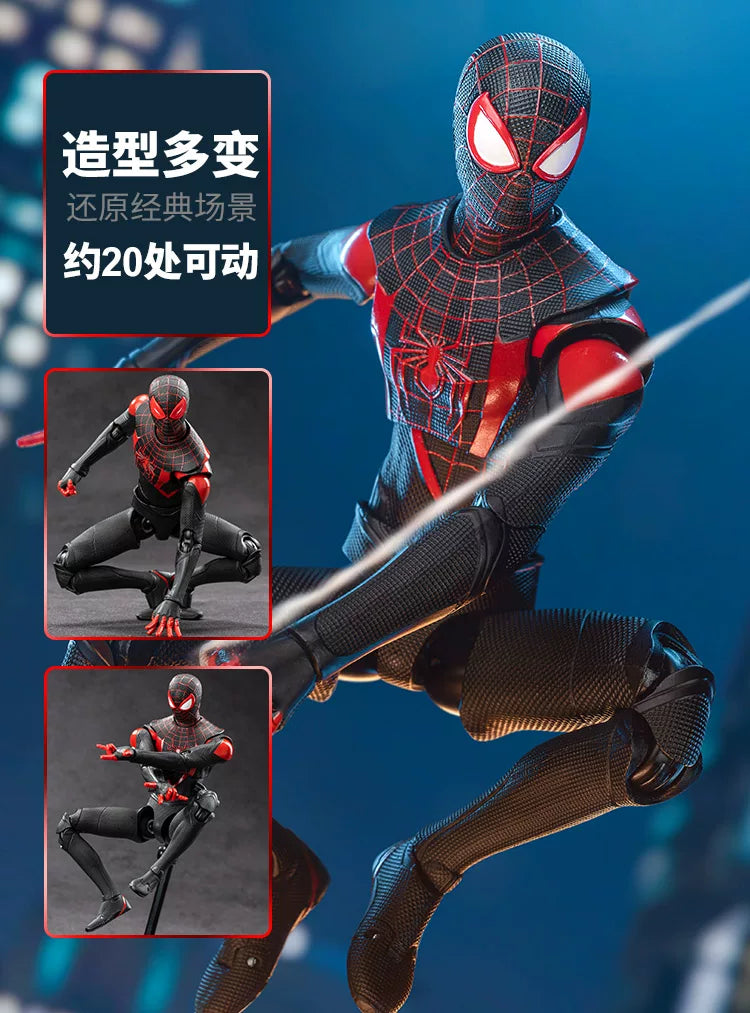 Juego de PS4 de la serie Spider-Man de ZD TOY, traje anti-Ock de Spider-Man, traje Velocity de Spider-Man, traje 2099 de Spider-Man, Miles Morales COLLECTION