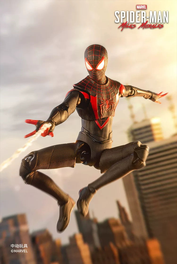 Juego de PS4 de la serie Spider-Man de ZD TOY, traje anti-Ock de Spider-Man, traje Velocity de Spider-Man, traje 2099 de Spider-Man, Miles Morales COLLECTION