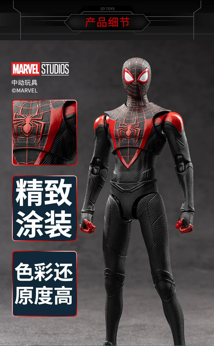 Juego de PS4 de la serie Spider-Man de ZD TOY, traje anti-Ock de Spider-Man, traje Velocity de Spider-Man, traje 2099 de Spider-Man, Miles Morales COLLECTION