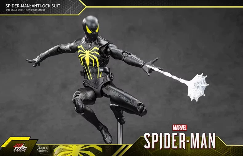 Juego de PS4 de la serie Spider-Man de ZD TOY, traje anti-Ock de Spider-Man, traje Velocity de Spider-Man, traje 2099 de Spider-Man, Miles Morales COLLECTION