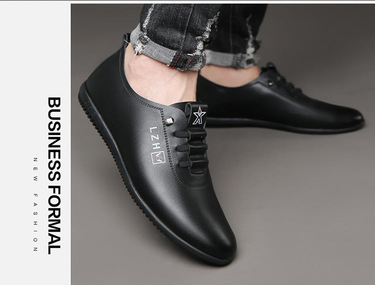 Summer Slip-on Breathable White Shoes Men's All-match Casual Soft Bottom Driving Shoes Lightweight Bean Shoes Soft Top Men's Shoes
