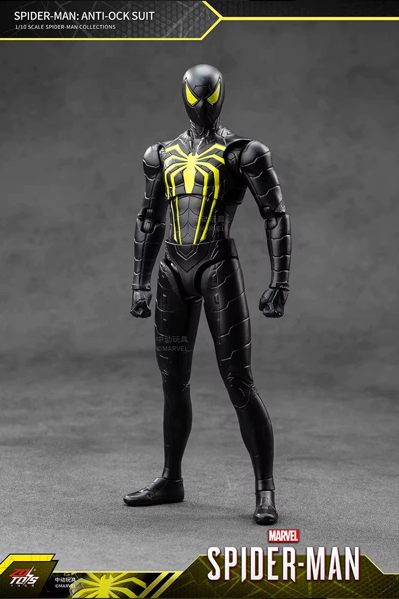 Juego de PS4 de la serie Spider-Man de ZD TOY, traje anti-Ock de Spider-Man, traje Velocity de Spider-Man, traje 2099 de Spider-Man, Miles Morales COLLECTION