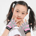 Guantes infantiles de medio dedo para verano: finos, transpirables, absorbentes del sudor y antideslizantes; ideales para actividades al aire libre, ciclismo, skate, fitness y patinaje. -> Children's Half Finger Gloves Summer Thin Sweat Absorbing Breathab