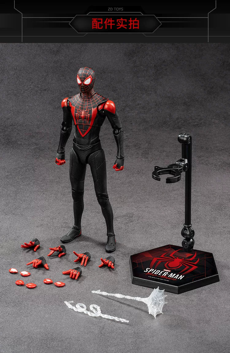 Juego de PS4 de la serie Spider-Man de ZD TOY, traje anti-Ock de Spider-Man, traje Velocity de Spider-Man, traje 2099 de Spider-Man, Miles Morales COLLECTION