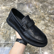 Summer Slip-on Breathable White Shoes Men's All-match Casual Soft Bottom Driving Shoes Lightweight Bean Shoes Soft Top Men's Shoes