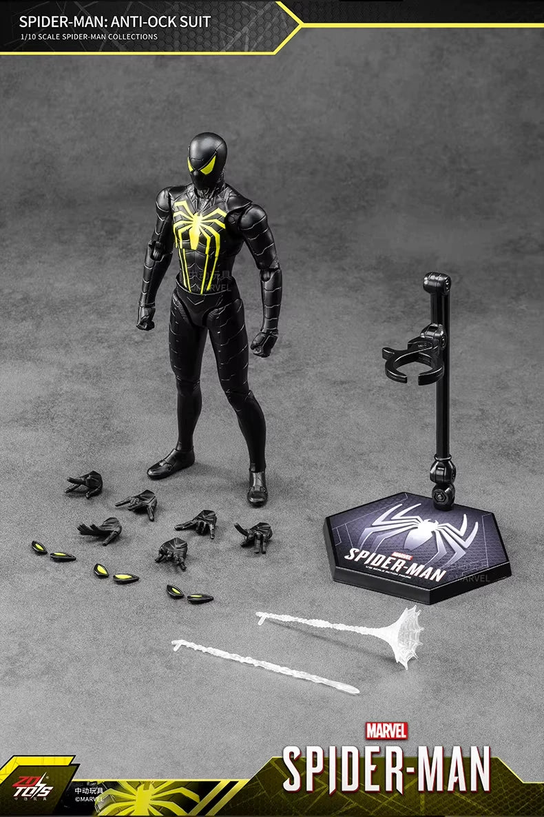 Juego de PS4 de la serie Spider-Man de ZD TOY, traje anti-Ock de Spider-Man, traje Velocity de Spider-Man, traje 2099 de Spider-Man, Miles Morales COLLECTION