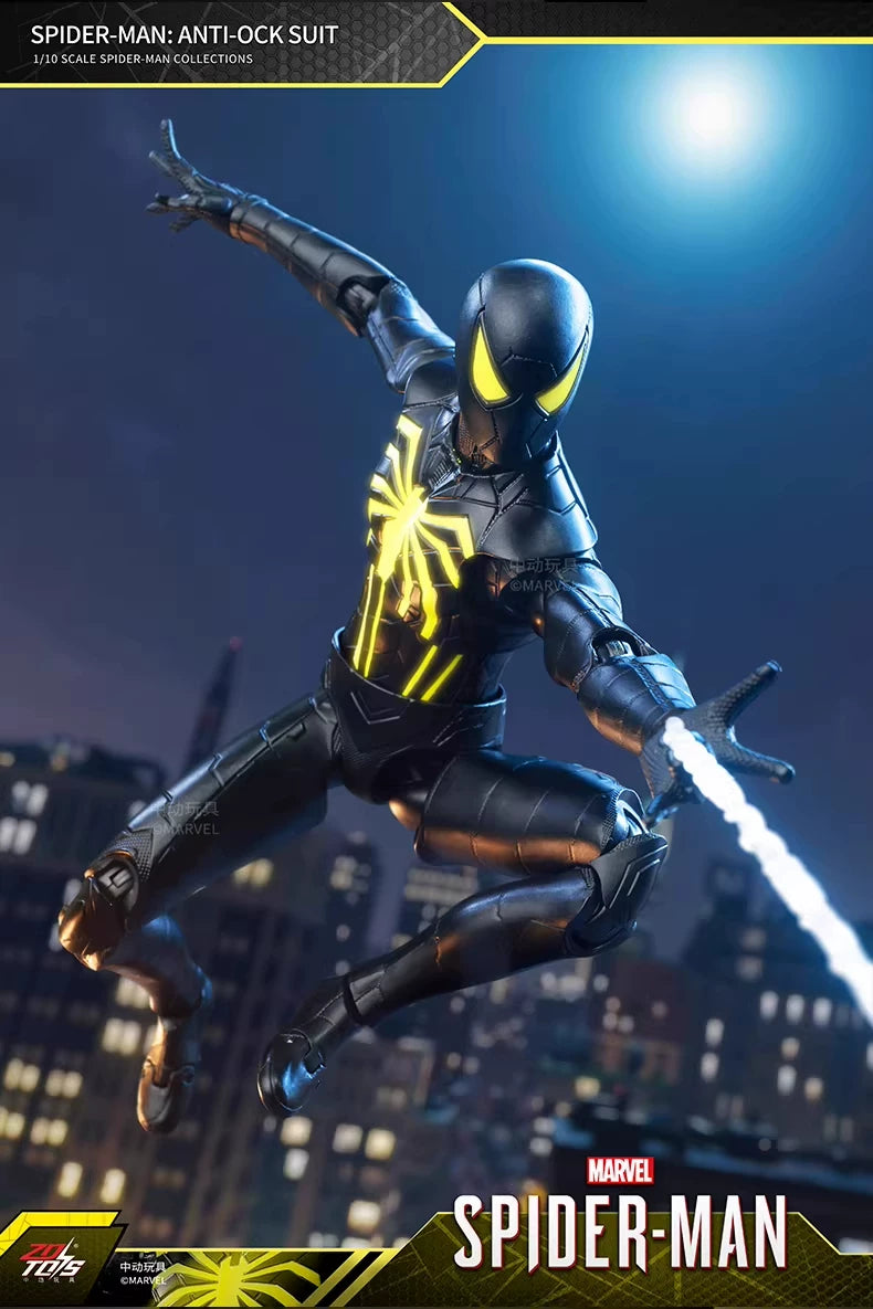 Juego de PS4 de la serie Spider-Man de ZD TOY, traje anti-Ock de Spider-Man, traje Velocity de Spider-Man, traje 2099 de Spider-Man, Miles Morales COLLECTION