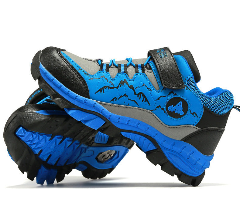 Cross-border plus size winter new round head high-top youth sports leisure fashion cotton snow outdoor hiking shoes