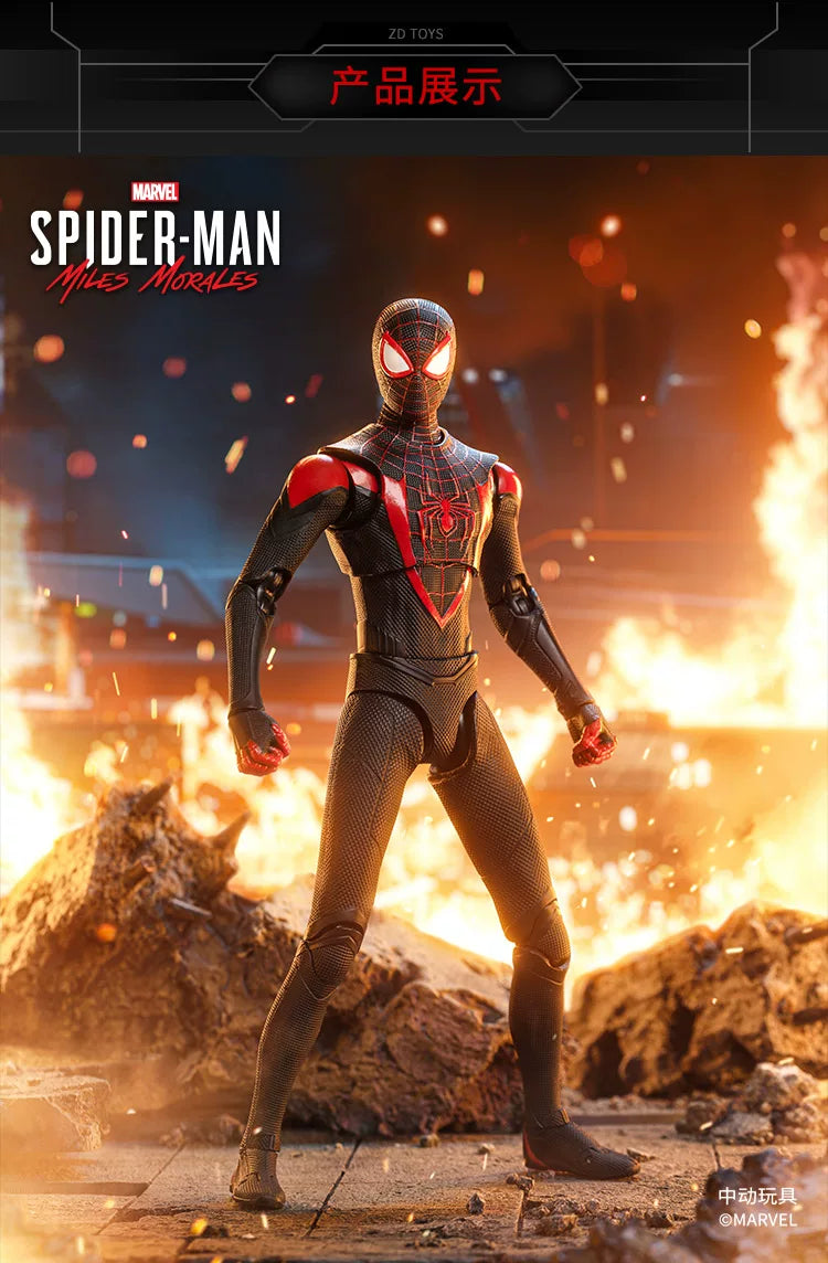 Juego de PS4 de la serie Spider-Man de ZD TOY, traje anti-Ock de Spider-Man, traje Velocity de Spider-Man, traje 2099 de Spider-Man, Miles Morales COLLECTION
