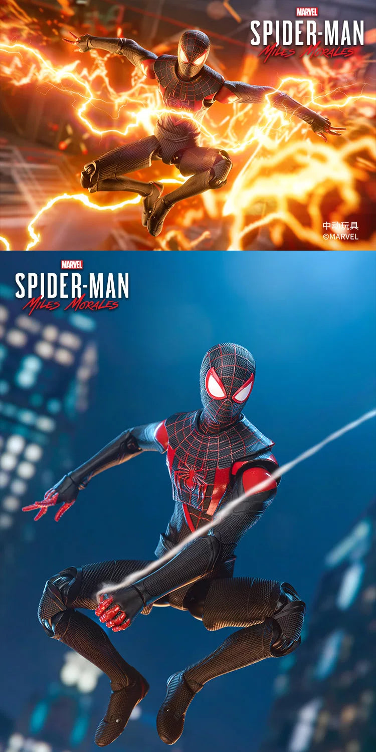 Juego de PS4 de la serie Spider-Man de ZD TOY, traje anti-Ock de Spider-Man, traje Velocity de Spider-Man, traje 2099 de Spider-Man, Miles Morales COLLECTION