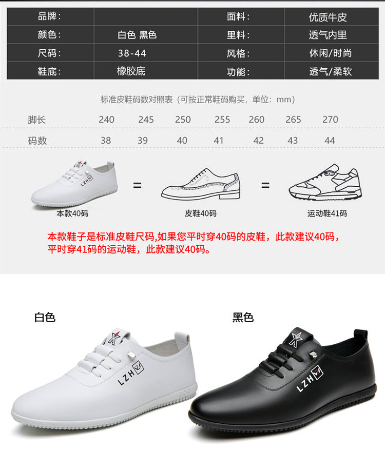 Summer Slip-on Breathable White Shoes Men's All-match Casual Soft Bottom Driving Shoes Lightweight Bean Shoes Soft Top Men's Shoes