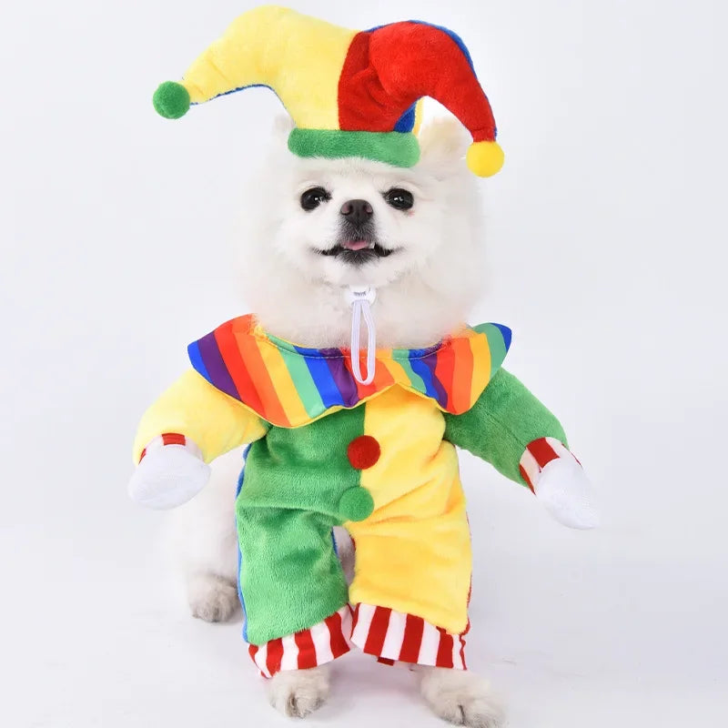 Ropa divertida de Halloween para perros pequeños y medianos, disfraces de fiesta para gatos, Bulldog, Chihuahua francesa, trajes para mascotas