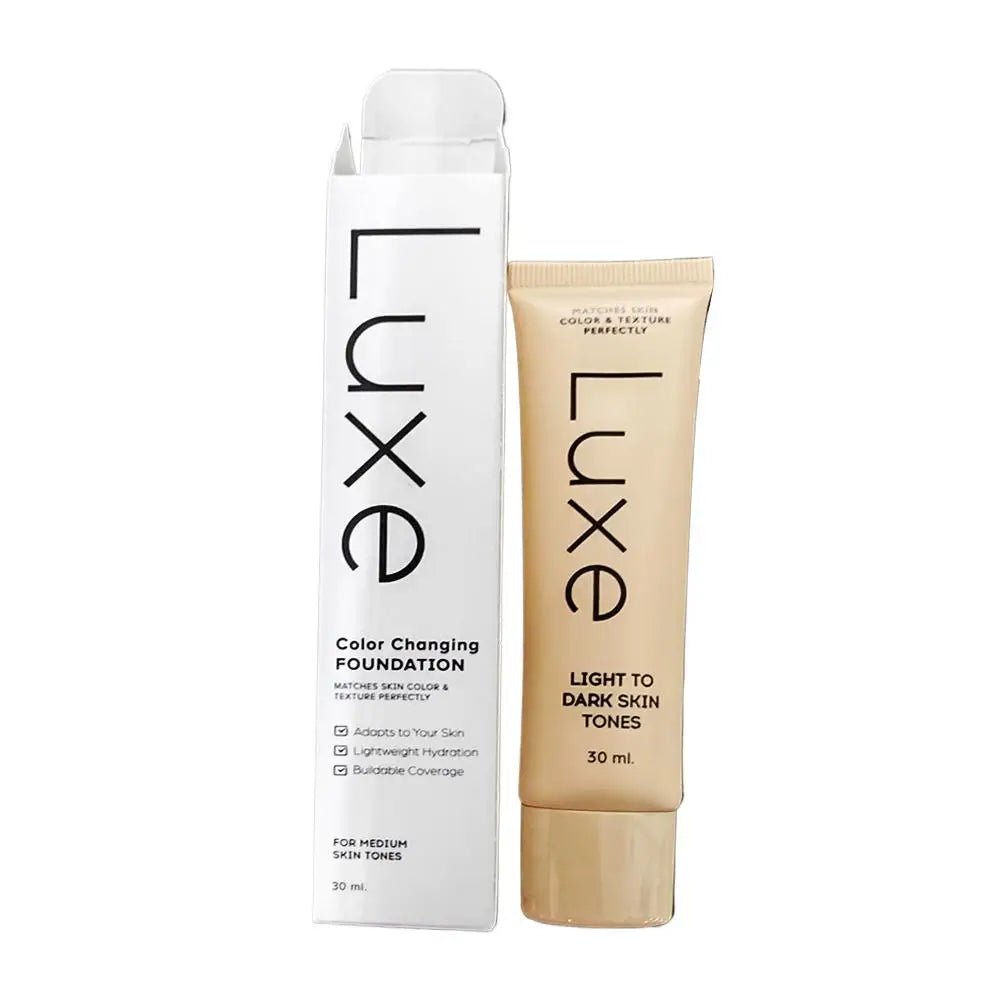 Base de Maquillaje y Corrector Impermeable de Lujo con Cambio de Color, Cobertura Total para Acné, Cicatrices y Tono de Piel Irregular, Maquillaje Facial de Larga Duración