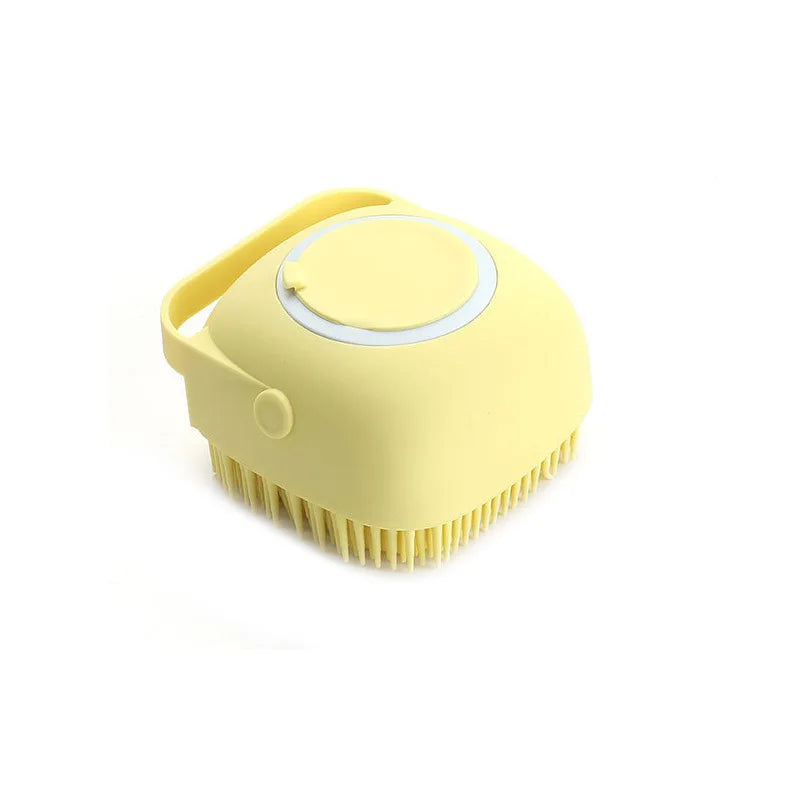 Cepillo de baño para mascotas, masajeador de silicona suave, Gel de ducha, herramientas de limpieza, peine, suministros para perros y gatos