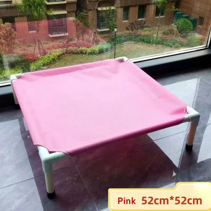 Cama de Camping para mascotas, cama elevada para perros, cama plegable para acampar para cachorros, casa para gatos, camas para cachorros lavables y extraíbles portátiles, hamaca para perros