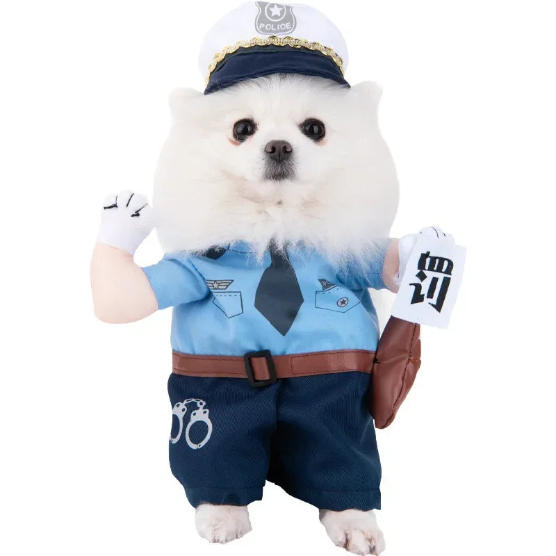 Ropa divertida de Halloween para perros pequeños y medianos, disfraces de fiesta para gatos, Bulldog, Chihuahua francesa, trajes para mascotas