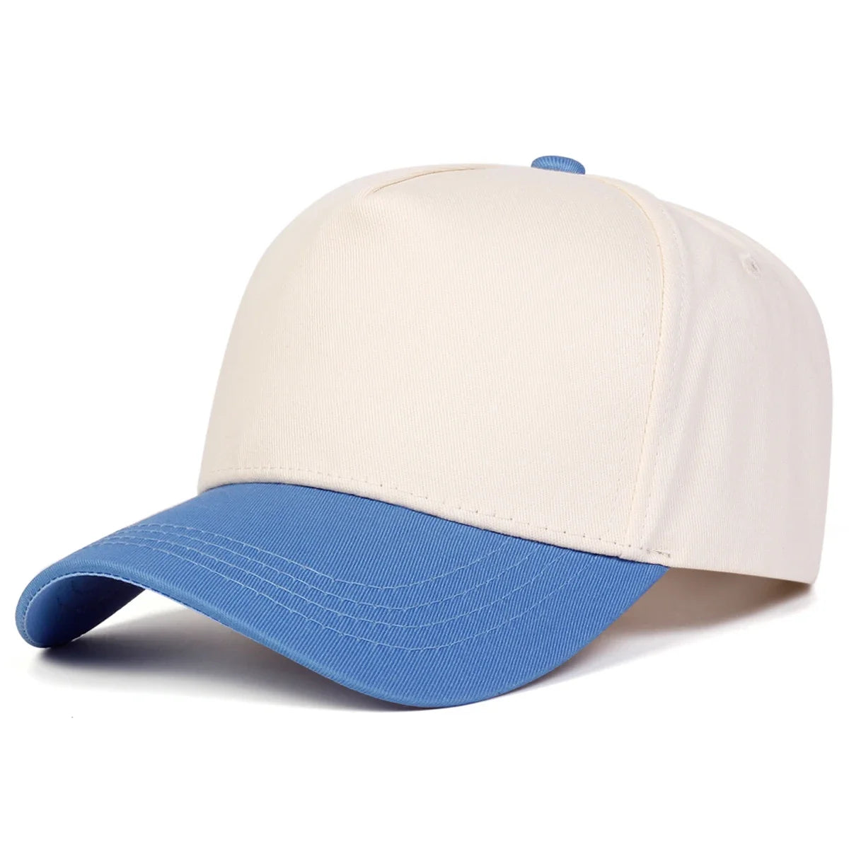 Gorras de Béisbol Unisex con Paneles de Color, Ajustables, Casuales, para Primavera y Otoño, Protección Solar, Gorra Deportiva