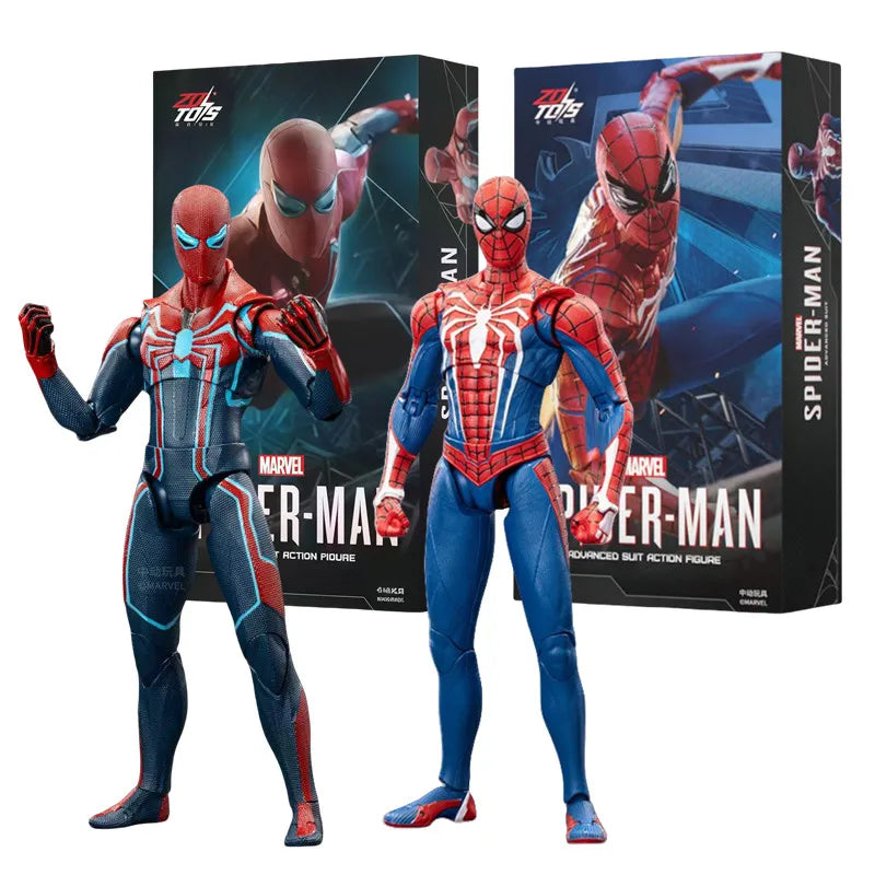 Juego de PS4 de la serie Spider-Man de ZD TOY, traje anti-Ock de Spider-Man, traje Velocity de Spider-Man, traje 2099 de Spider-Man, Miles Morales COLLECTION