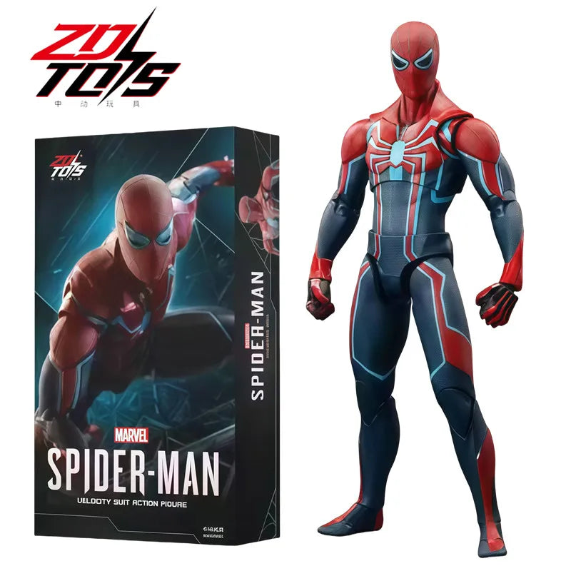 Juego de PS4 de la serie Spider-Man de ZD TOY, traje anti-Ock de Spider-Man, traje Velocity de Spider-Man, traje 2099 de Spider-Man, Miles Morales COLLECTION