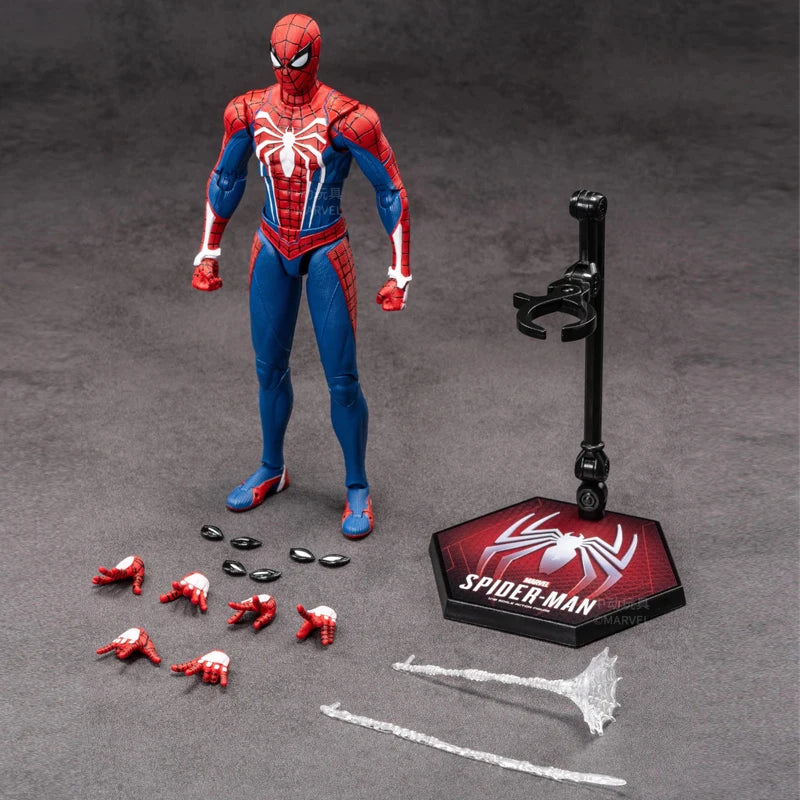 Juego de PS4 de la serie Spider-Man de ZD TOY, traje anti-Ock de Spider-Man, traje Velocity de Spider-Man, traje 2099 de Spider-Man, Miles Morales COLLECTION