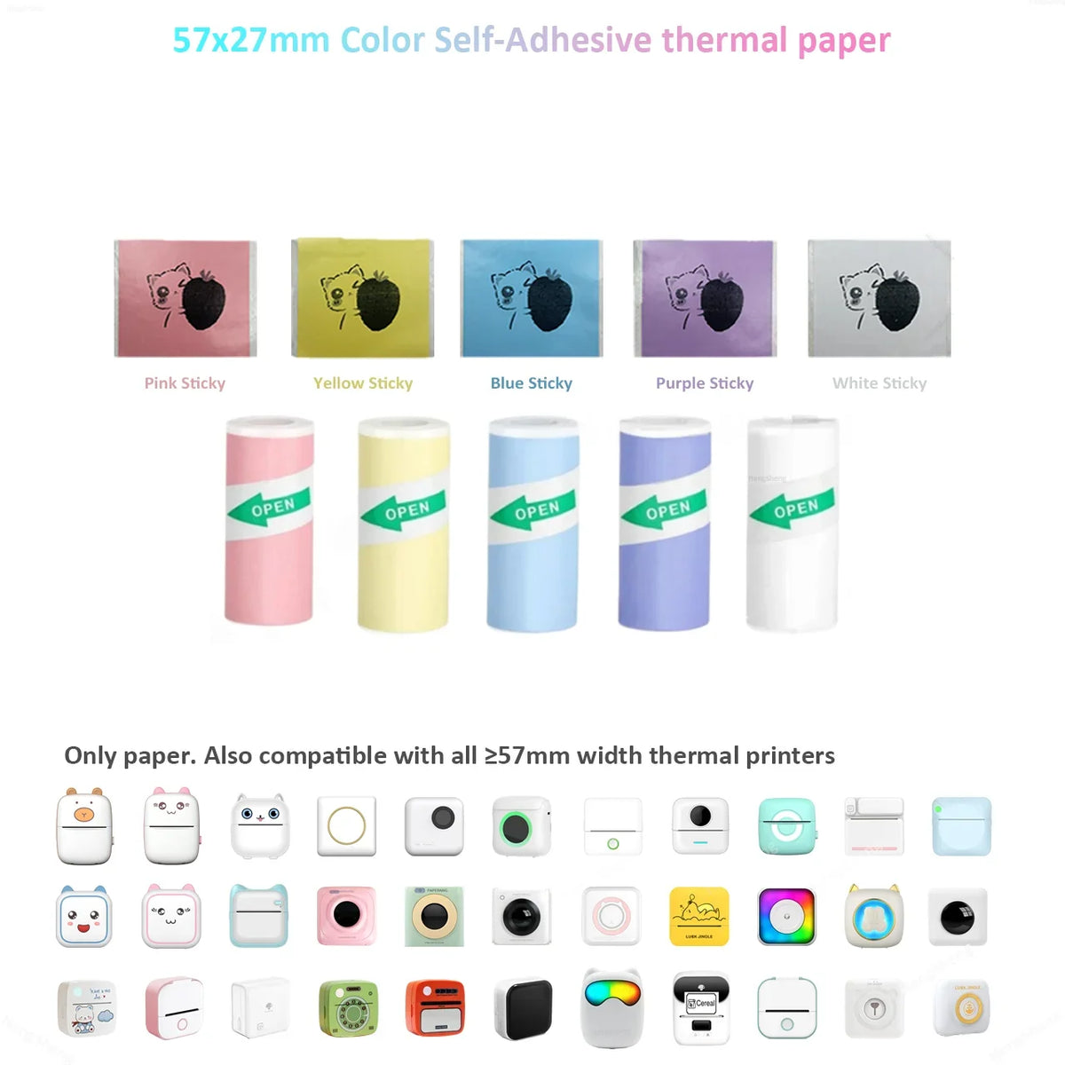 Mini Impresora para iPhone y Android, Impresora de Etiquetas Inalámbrica, Mini Impresora Térmica Portátil BT para Imprimir etiquetas/pegatinas -> Mini Printer for iPhone and Android, Wireless Label Printer, BT Portable Thermal Printer for Printing Labels/