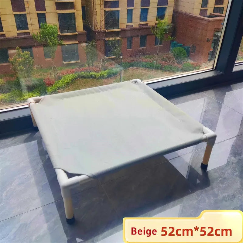 Cama de Camping para mascotas, cama elevada para perros, cama plegable para acampar para cachorros, casa para gatos, camas para cachorros lavables y extraíbles portátiles, hamaca para perros