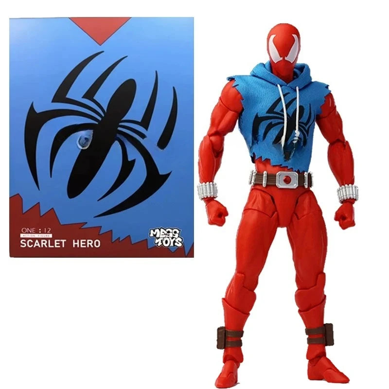 Nuevos Juguetes Spiderman articulado  Figura Scarlet limited, Figura de Acción Anime, Manga Coleccionable, Regalo.
