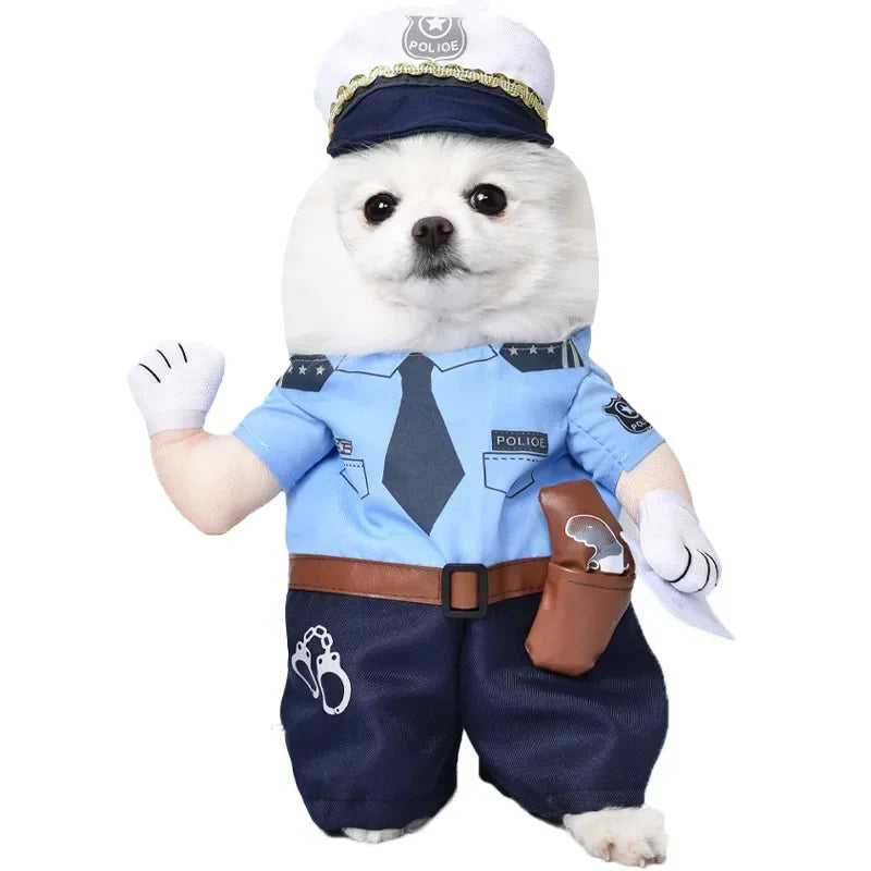 Ropa divertida de Halloween para perros pequeños y medianos, disfraces de fiesta para gatos, Bulldog, Chihuahua francesa, trajes para mascotas