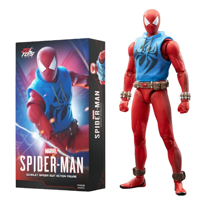 Juego de PS4 de la serie Spider-Man de ZD TOY, traje anti-Ock de Spider-Man, traje Velocity de Spider-Man, traje 2099 de Spider-Man, Miles Morales COLLECTION
