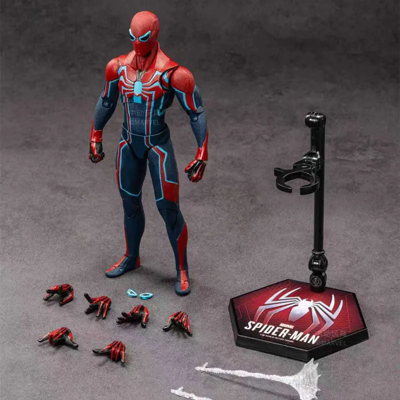 Juego de PS4 de la serie Spider-Man de ZD TOY, traje anti-Ock de Spider-Man, traje Velocity de Spider-Man, traje 2099 de Spider-Man, Miles Morales COLLECTION