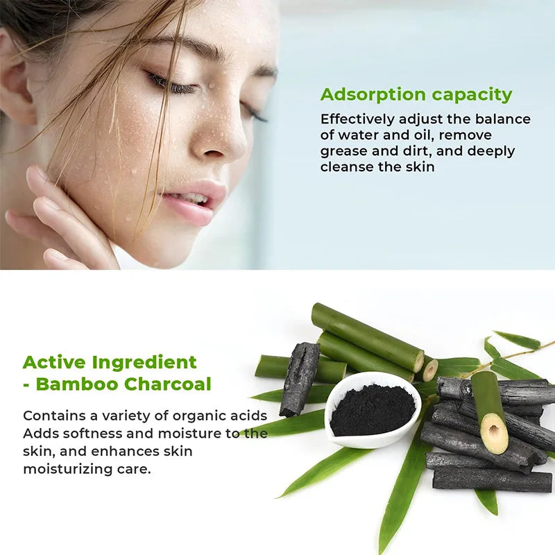 Mascarilla limpiadora para puntos negros - Mascarilla exfoliante que contiene ácido ascórbico y ácido hialurónico, con propiedades hidratantes y reguladoras de grasa, limpiar la piel.