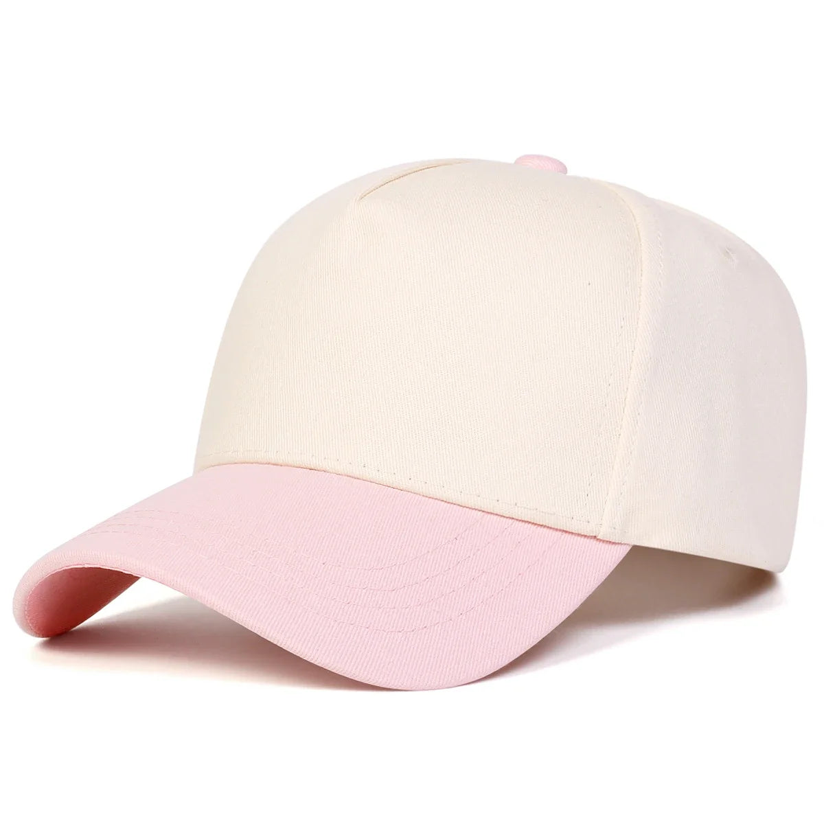 Gorras de Béisbol Unisex con Paneles de Color, Ajustables, Casuales, para Primavera y Otoño, Protección Solar, Gorra Deportiva