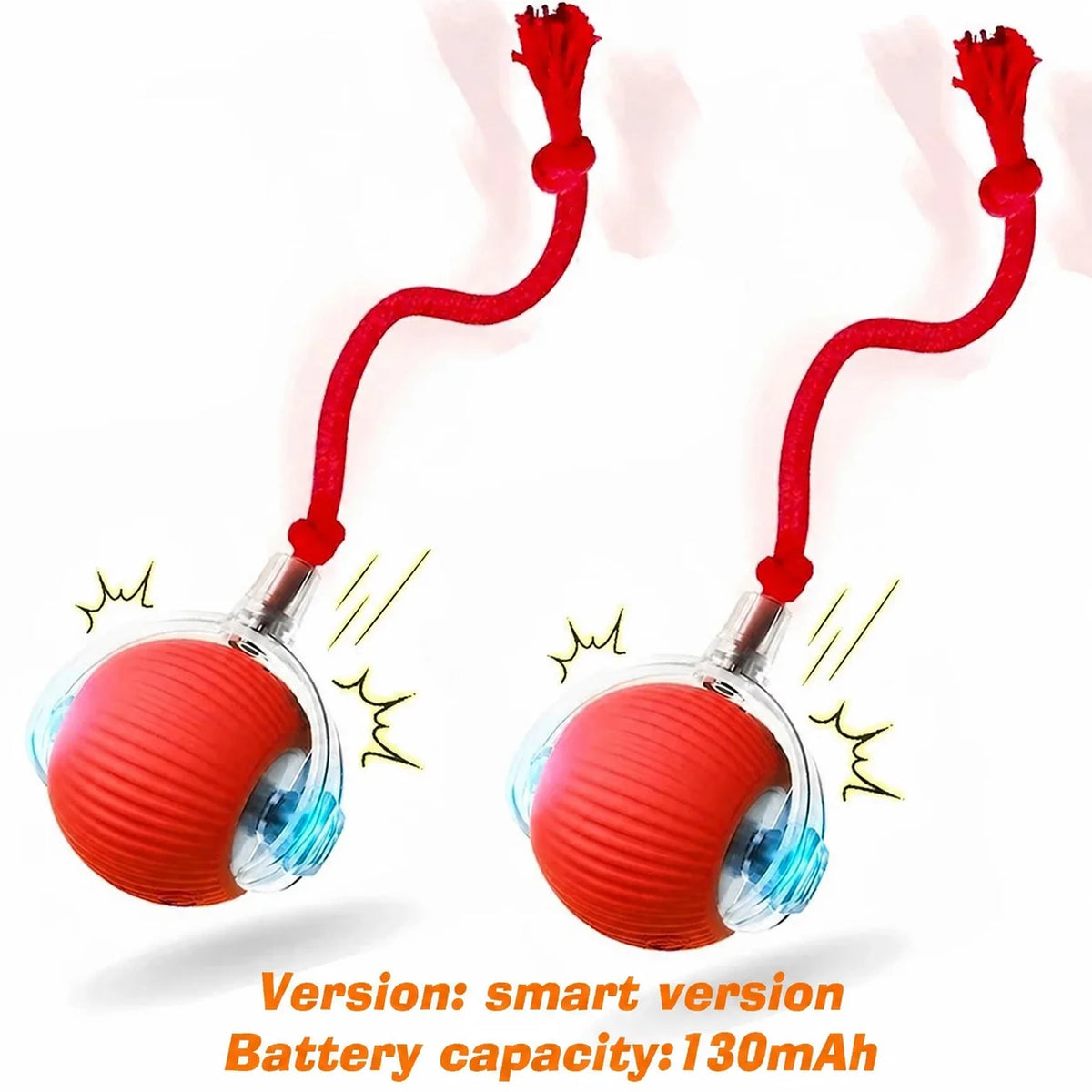 Nuevo juguete interactivo de pelota para perros/gatos, pelota rodante automática recargable, juguete interactivo.