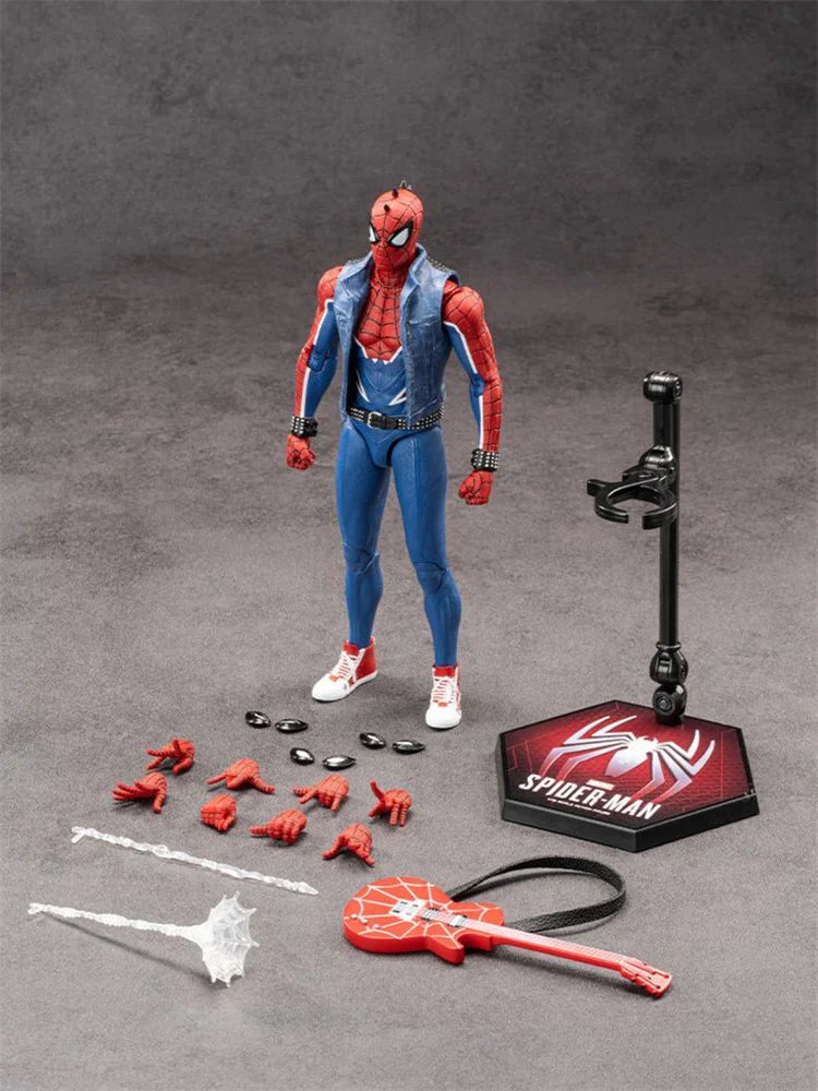 Juego de PS4 de la serie Spider-Man de ZD TOY, traje anti-Ock de Spider-Man, traje Velocity de Spider-Man, traje 2099 de Spider-Man, Miles Morales COLLECTION