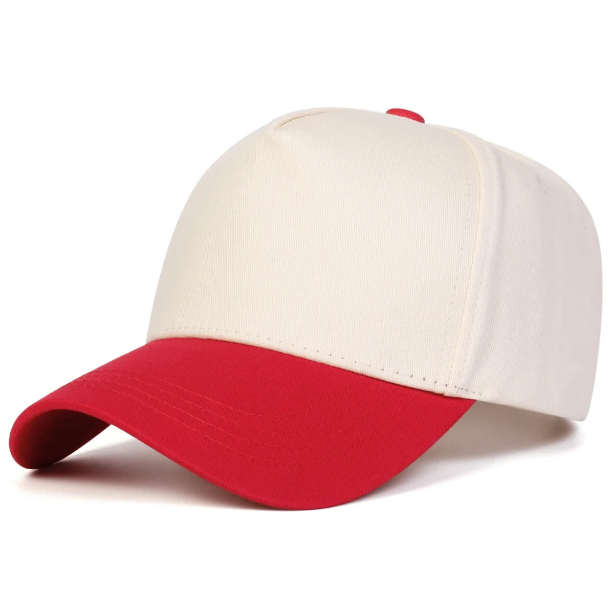 Gorras de Béisbol Unisex con Paneles de Color, Ajustables, Casuales, para Primavera y Otoño, Protección Solar, Gorra Deportiva
