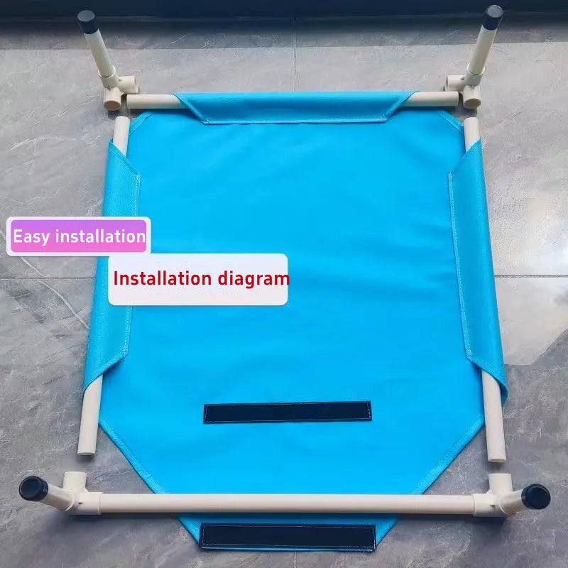 Cama de Camping para mascotas, cama elevada para perros, cama plegable para acampar para cachorros, casa para gatos, camas para cachorros lavables y extraíbles portátiles, hamaca para perros