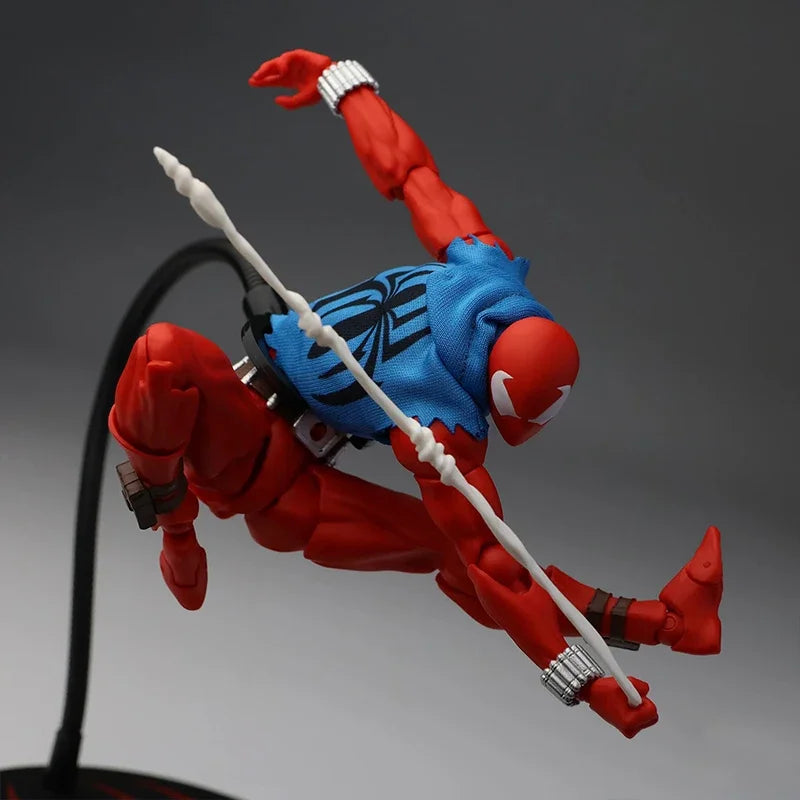 Nuevos Juguetes Spiderman articulado  Figura Scarlet limited, Figura de Acción Anime, Manga Coleccionable, Regalo.