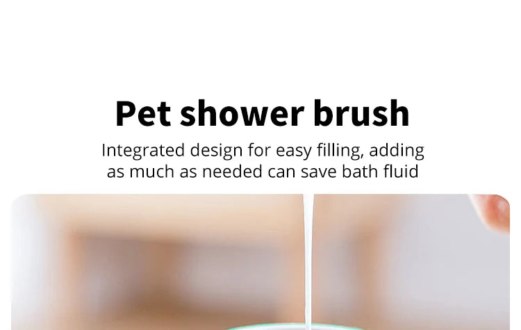 Cepillo de baño para mascotas, masajeador de silicona suave, Gel de ducha, herramientas de limpieza, peine, suministros para perros y gatos