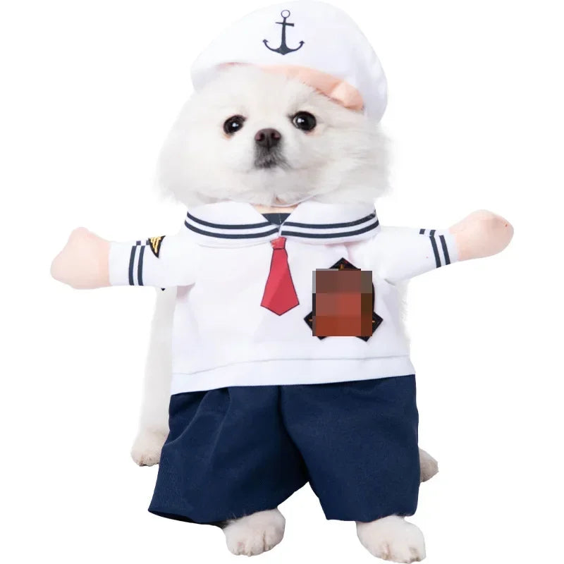 Ropa divertida de Halloween para perros pequeños y medianos, disfraces de fiesta para gatos, Bulldog, Chihuahua francesa, trajes para mascotas