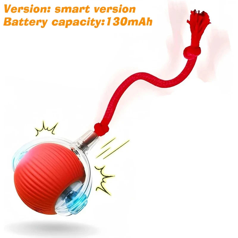 Nuevo juguete interactivo de pelota para perros/gatos, pelota rodante automática recargable, juguete interactivo.