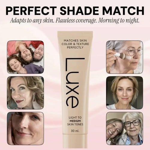 Base de Maquillaje y Corrector Impermeable de Lujo con Cambio de Color, Cobertura Total para Acné, Cicatrices y Tono de Piel Irregular, Maquillaje Facial de Larga Duración