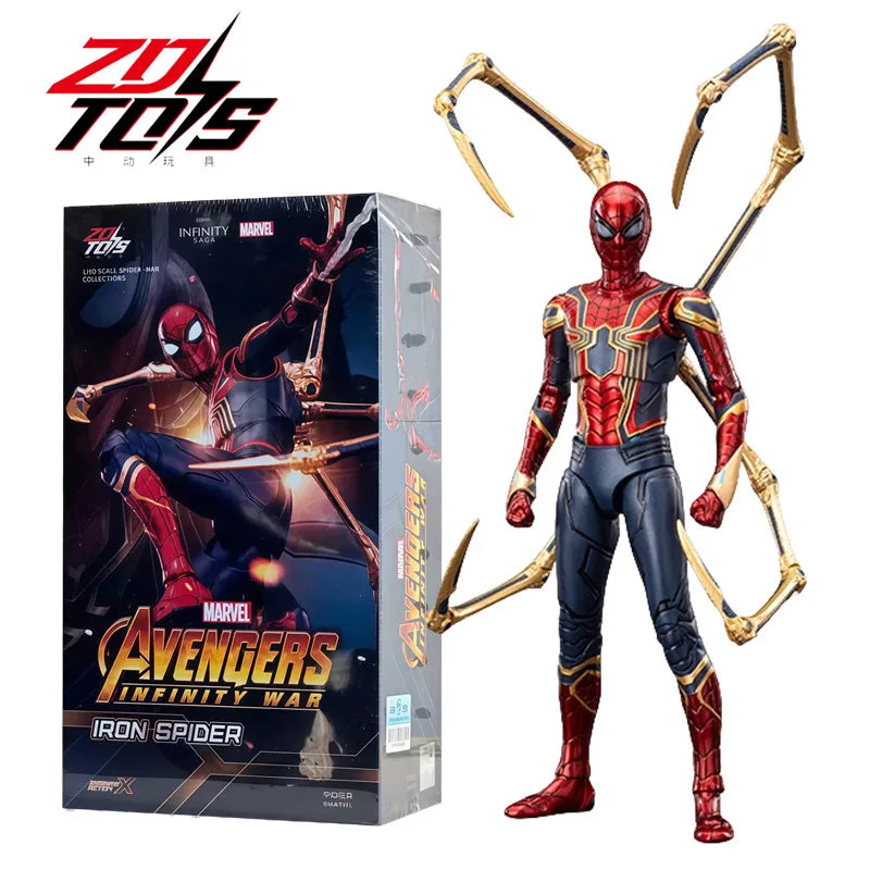 Juego de PS4 de la serie Spider-Man de ZD TOY, traje anti-Ock de Spider-Man, traje Velocity de Spider-Man, traje 2099 de Spider-Man, Miles Morales COLLECTION