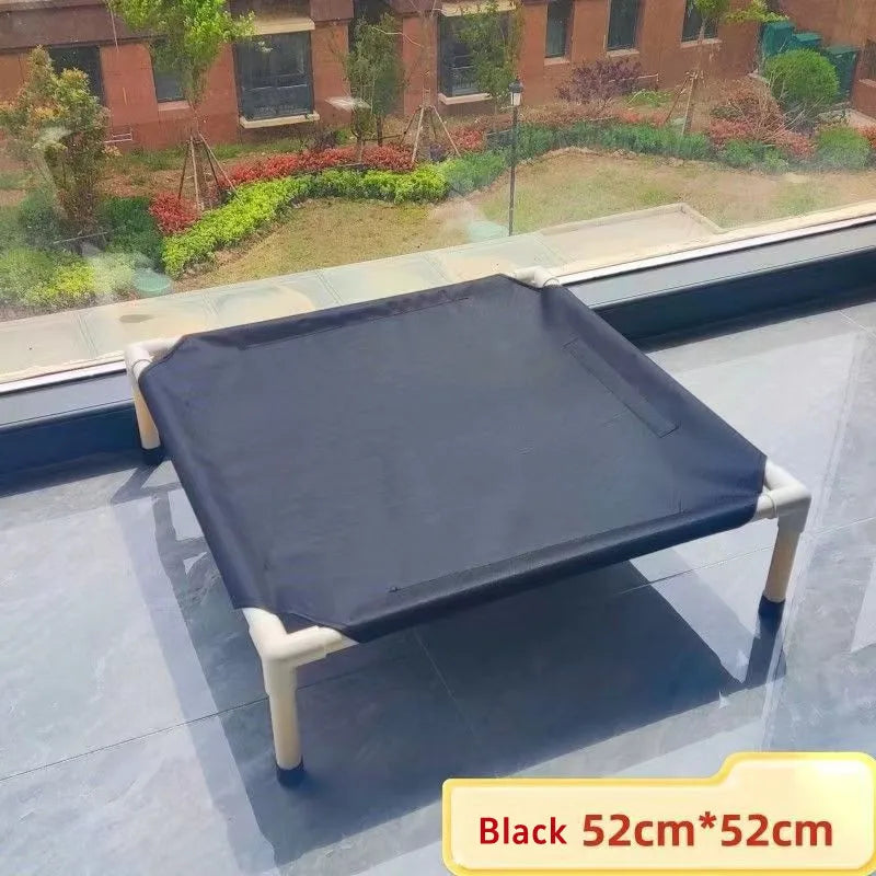 Cama de Camping para mascotas, cama elevada para perros, cama plegable para acampar para cachorros, casa para gatos, camas para cachorros lavables y extraíbles portátiles, hamaca para perros