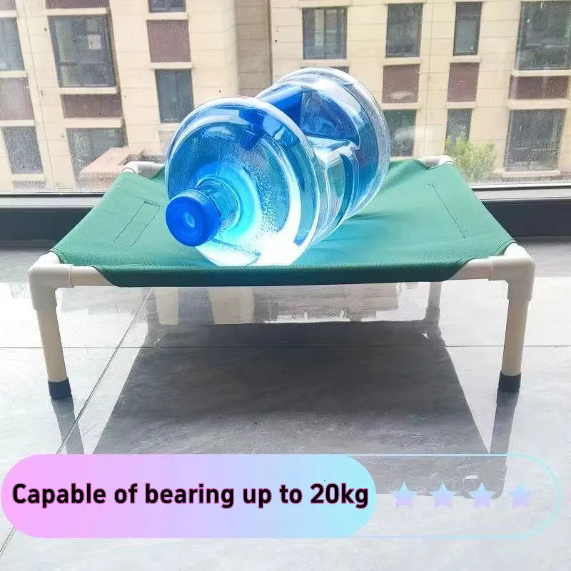 Cama de Camping para mascotas, cama elevada para perros, cama plegable para acampar para cachorros, casa para gatos, camas para cachorros lavables y extraíbles portátiles, hamaca para perros