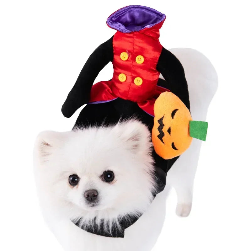 Ropa divertida de Halloween para perros pequeños y medianos, disfraces de fiesta para gatos, Bulldog, Chihuahua francesa, trajes para mascotas