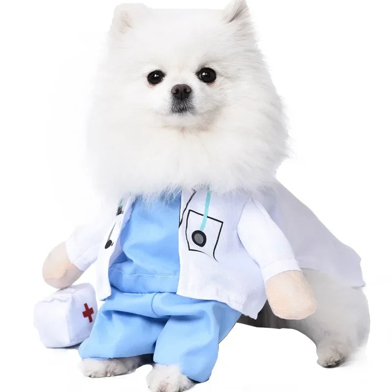Ropa divertida de Halloween para perros pequeños y medianos, disfraces de fiesta para gatos, Bulldog, Chihuahua francesa, trajes para mascotas