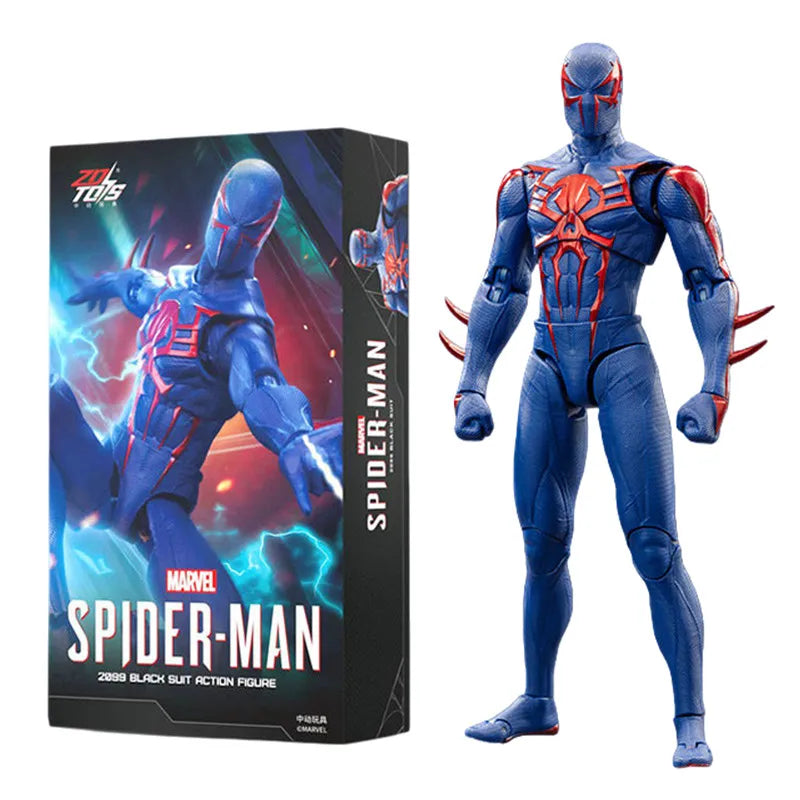 Juego de PS4 de la serie Spider-Man de ZD TOY, traje anti-Ock de Spider-Man, traje Velocity de Spider-Man, traje 2099 de Spider-Man, Miles Morales COLLECTION