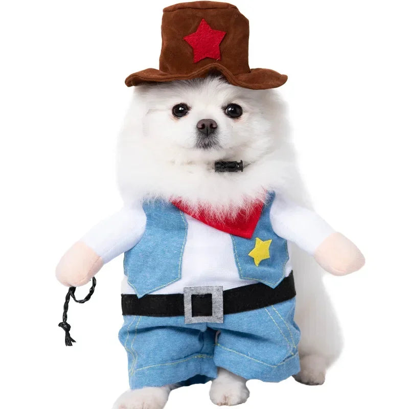 Ropa divertida de Halloween para perros pequeños y medianos, disfraces de fiesta para gatos, Bulldog, Chihuahua francesa, trajes para mascotas